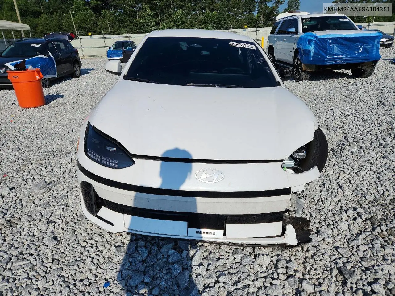 2025 Hyundai Ioniq 6 Se VIN: KMHM24AA6SA104351 Lot: 85635235