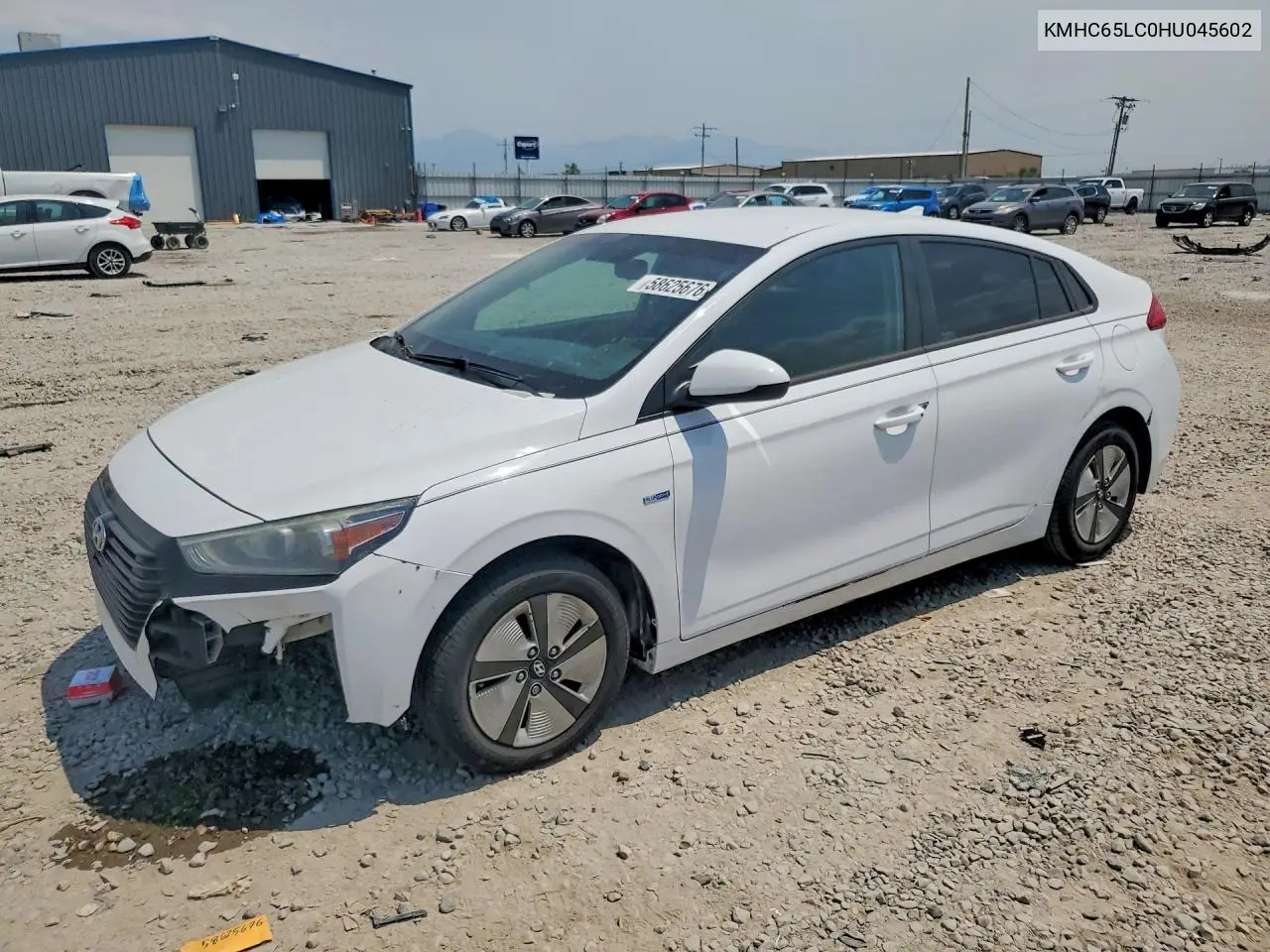 2017 Hyundai Ioniq Blue VIN: KMHC65LC0HU045602 Lot: 58625676