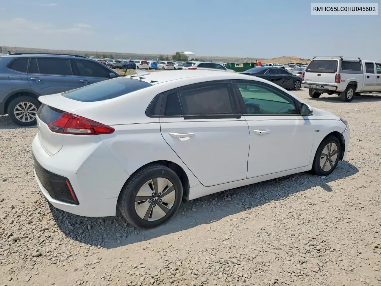 2017 Hyundai Ioniq Blue VIN: KMHC65LC0HU045602 Lot: 58625676