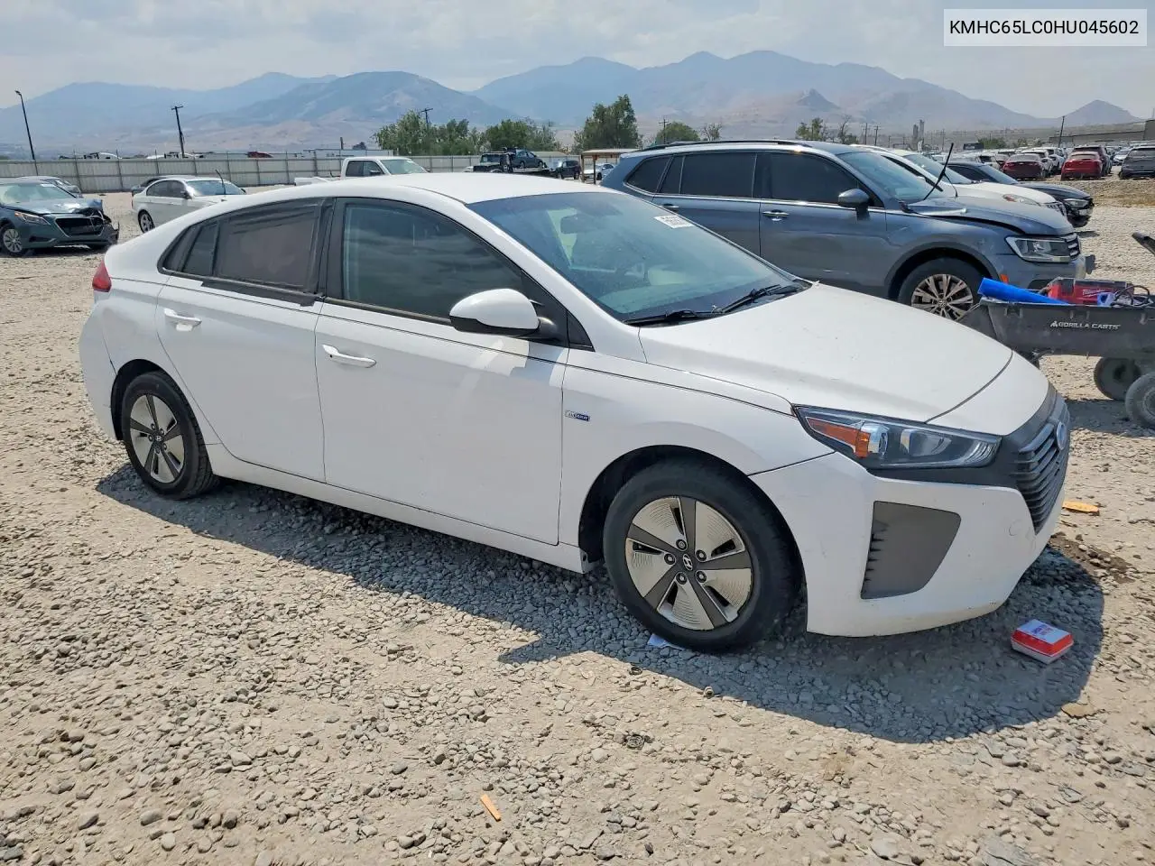 2017 Hyundai Ioniq Blue VIN: KMHC65LC0HU045602 Lot: 58625676