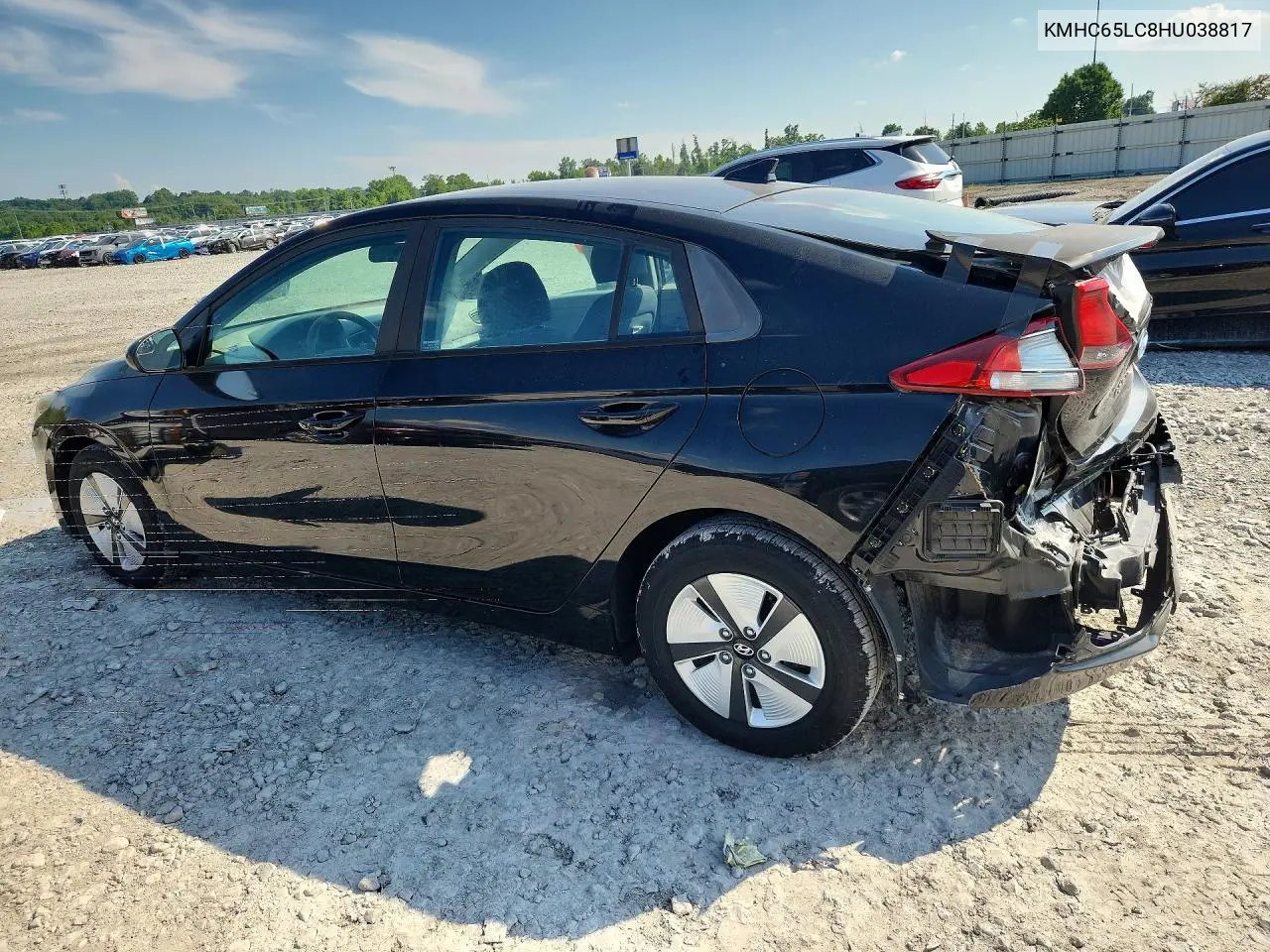 2017 Hyundai Ioniq Blue VIN: KMHC65LC8HU038817 Lot: 59860686