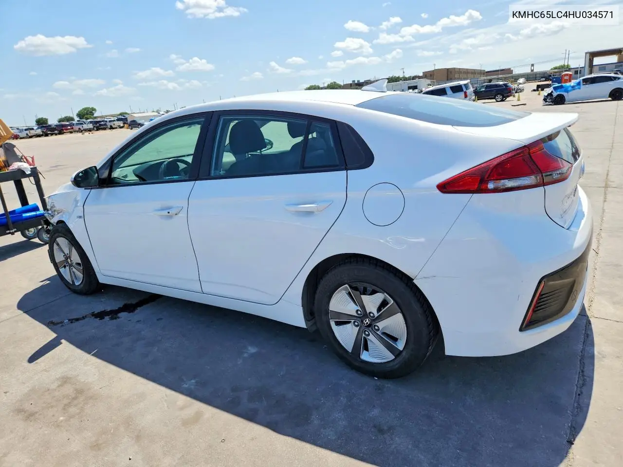 2017 Hyundai Ioniq Blue VIN: KMHC65LC4HU034571 Lot: 59883996