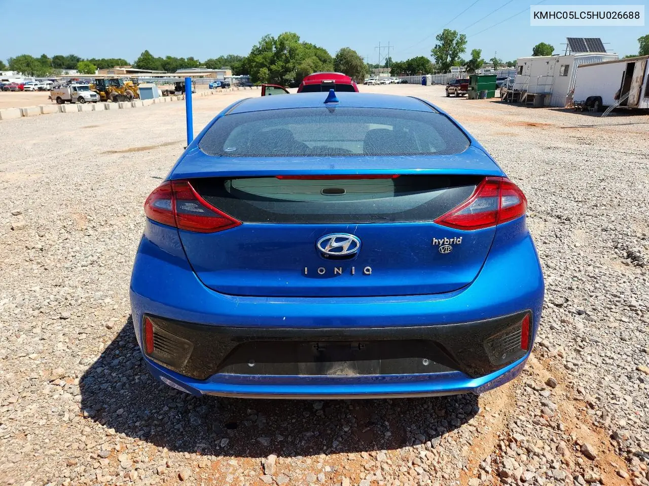 2017 Hyundai Ioniq Limited VIN: KMHC05LC5HU026688 Lot: 60169426