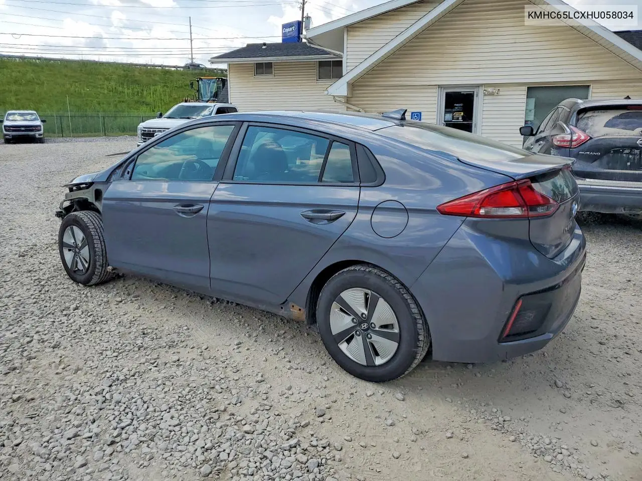 2017 Hyundai Ioniq Blue VIN: KMHC65LCXHU058034 Lot: 60288446
