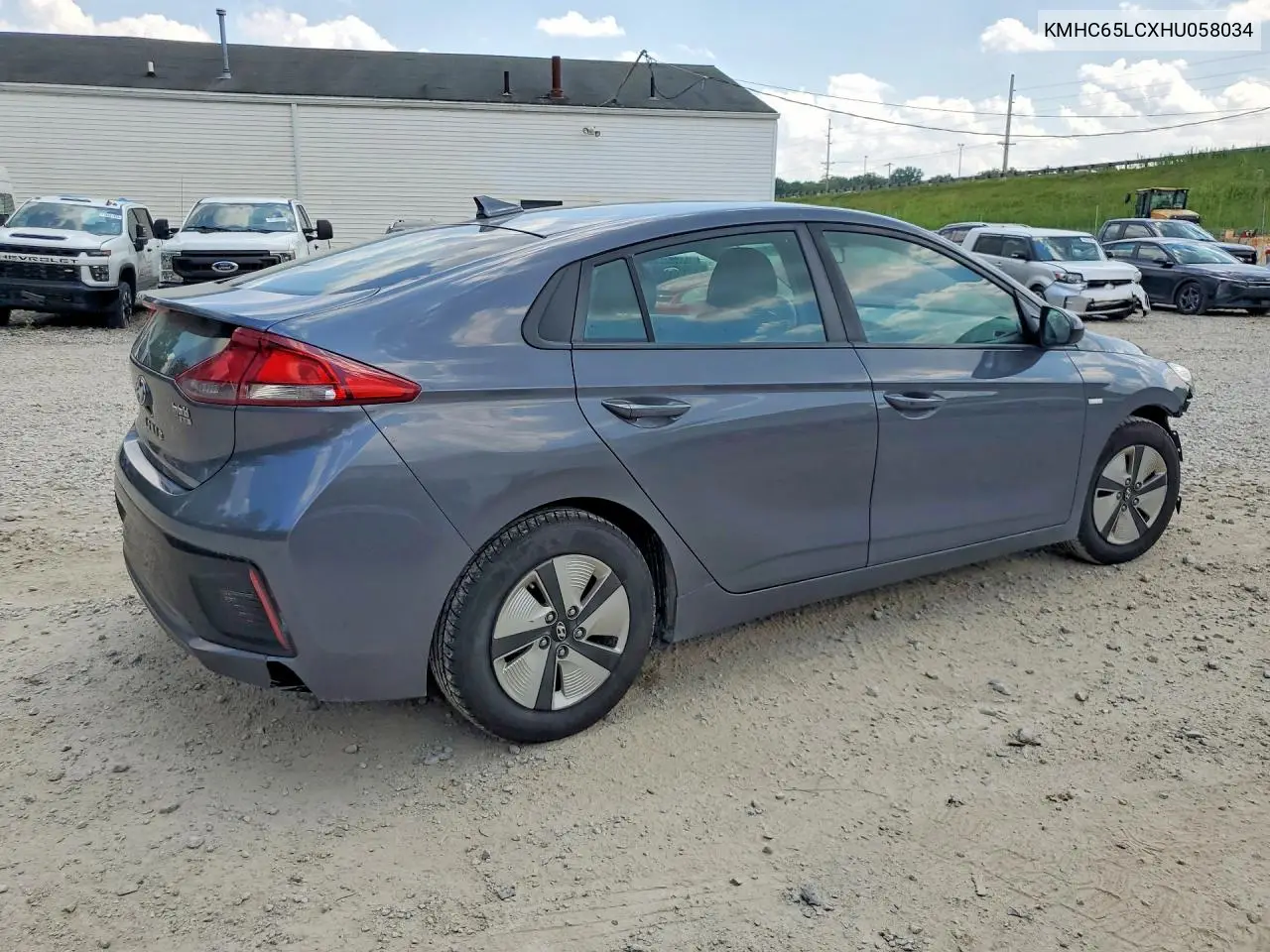 2017 Hyundai Ioniq Blue VIN: KMHC65LCXHU058034 Lot: 60288446