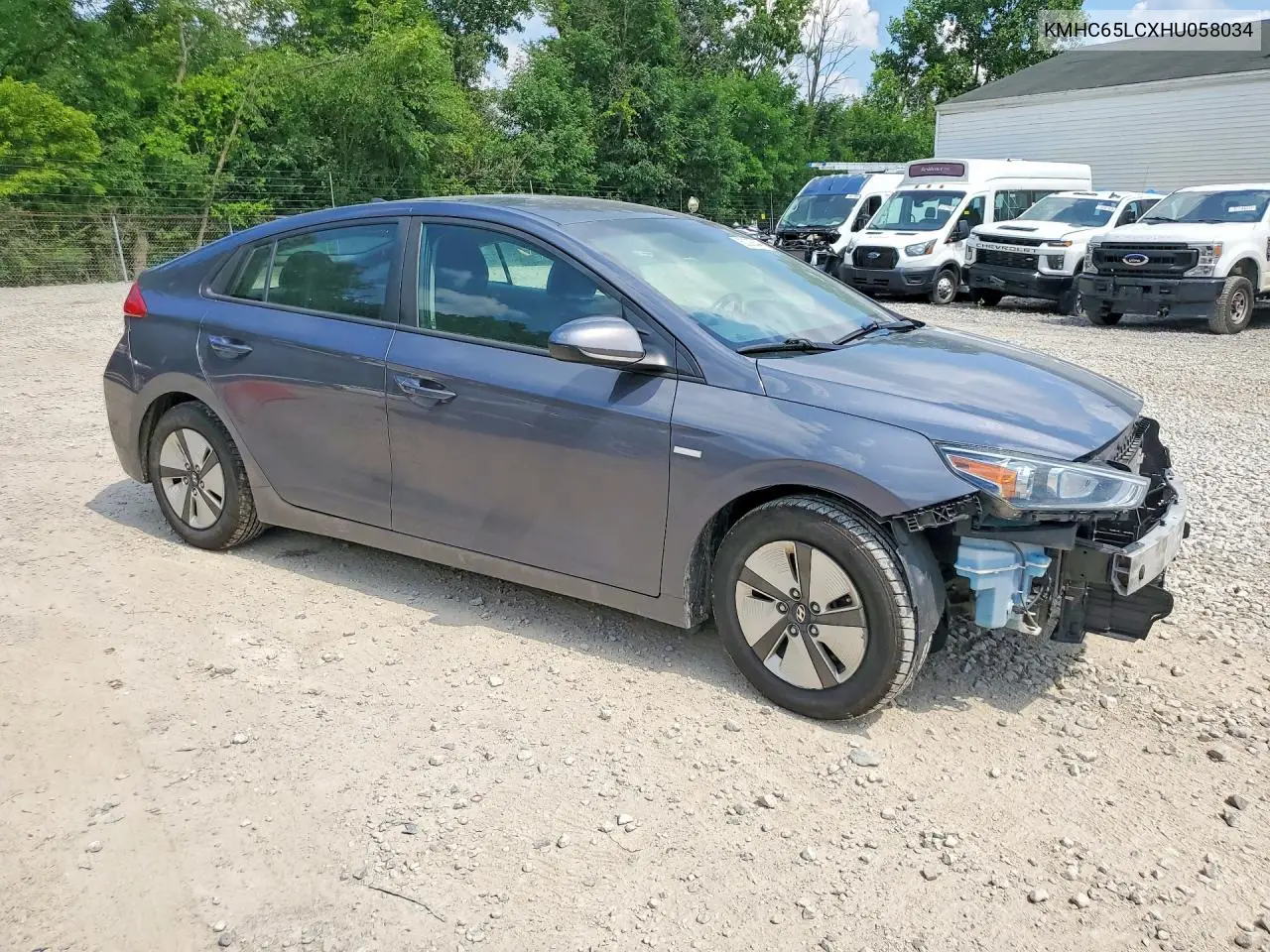 2017 Hyundai Ioniq Blue VIN: KMHC65LCXHU058034 Lot: 60288446
