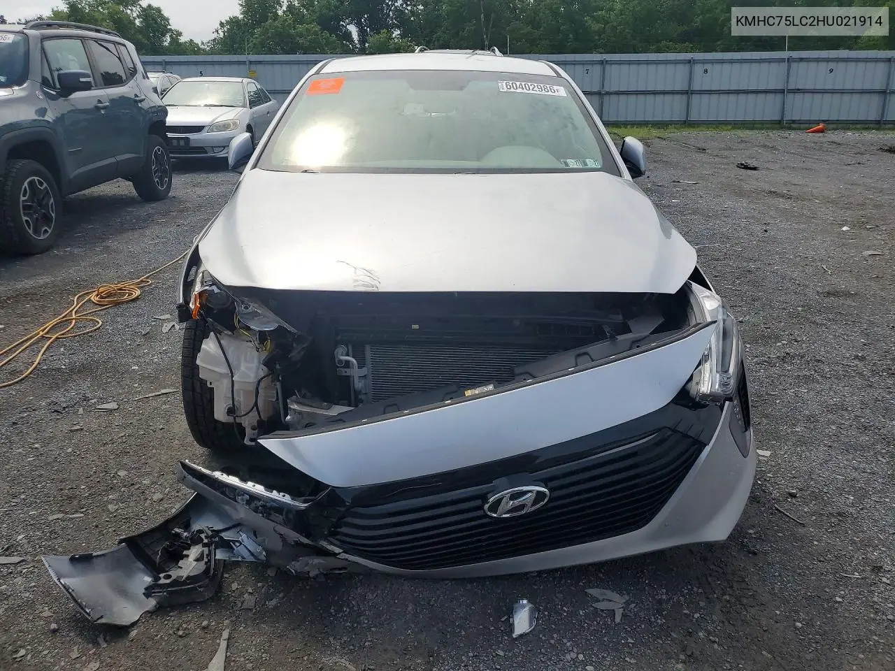 2017 Hyundai Ioniq Sel VIN: KMHC75LC2HU021914 Lot: 60402986