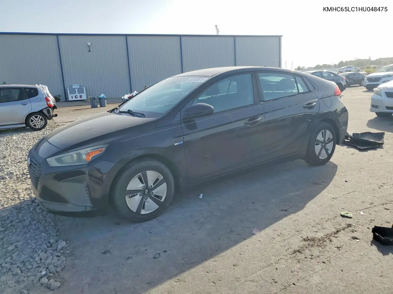 2017 Hyundai Ioniq Blue VIN: KMHC65LC1HU048475 Lot: 60493516