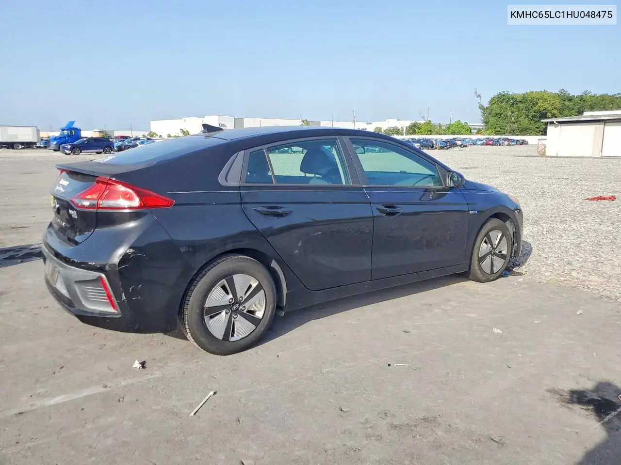 2017 Hyundai Ioniq Blue VIN: KMHC65LC1HU048475 Lot: 60493516