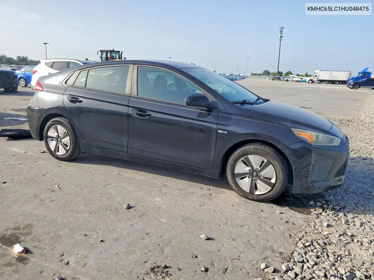 2017 Hyundai Ioniq Blue VIN: KMHC65LC1HU048475 Lot: 60493516