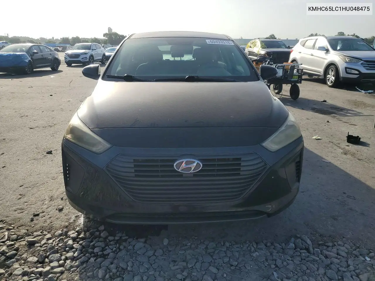 2017 Hyundai Ioniq Blue VIN: KMHC65LC1HU048475 Lot: 60493516