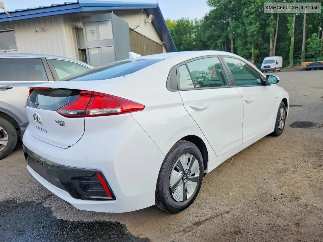 2017 Hyundai Ioniq Blue VIN: KMHC65LCXHU031450 Lot: 60646796