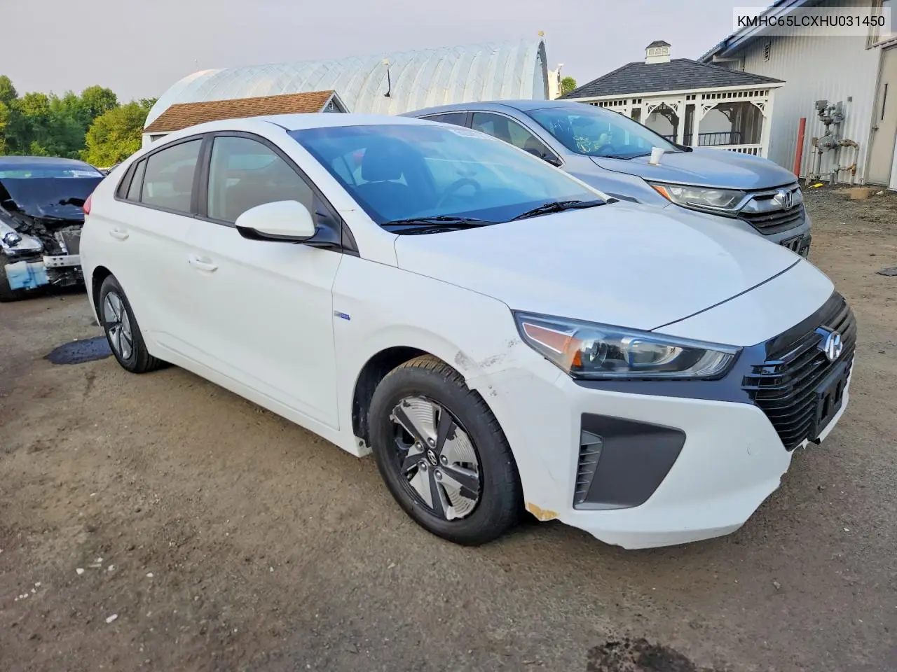 2017 Hyundai Ioniq Blue VIN: KMHC65LCXHU031450 Lot: 60646796