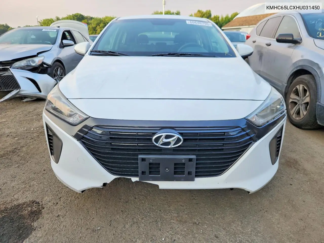 2017 Hyundai Ioniq Blue VIN: KMHC65LCXHU031450 Lot: 60646796