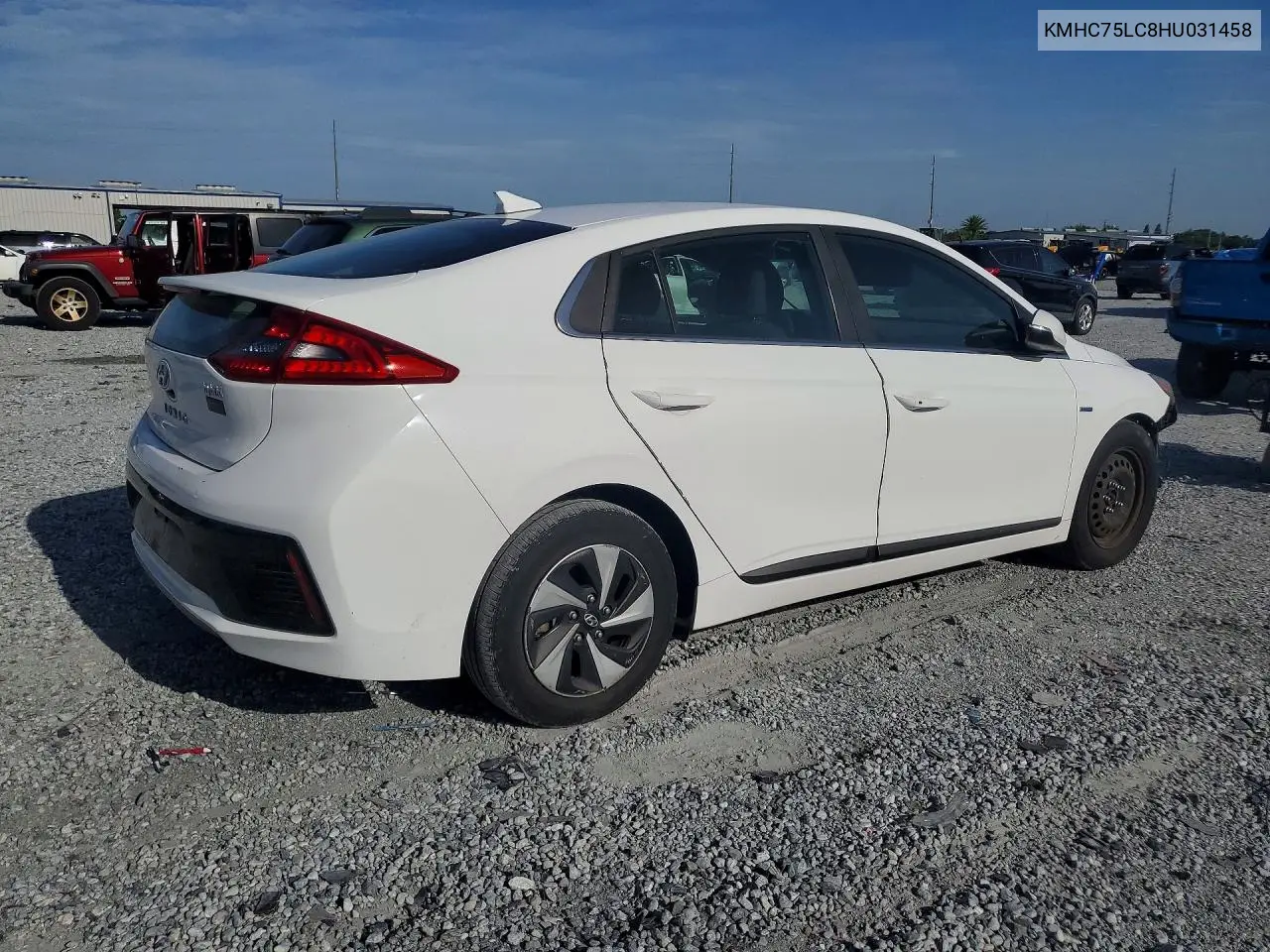 2017 Hyundai Ioniq Sel VIN: KMHC75LC8HU031458 Lot: 60898056