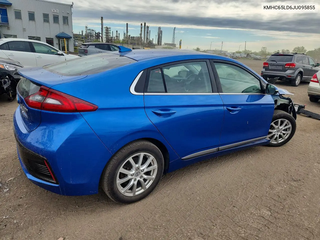 2018 Hyundai Ioniq Plug-In Hybrid Base VIN: KMHC65LD6JU095855 Lot: 55242436
