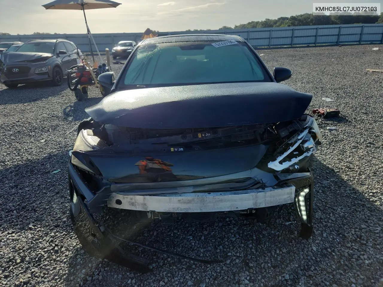 2018 Hyundai Ioniq Limited VIN: KMHC85LC7JU072103 Lot: 57299106