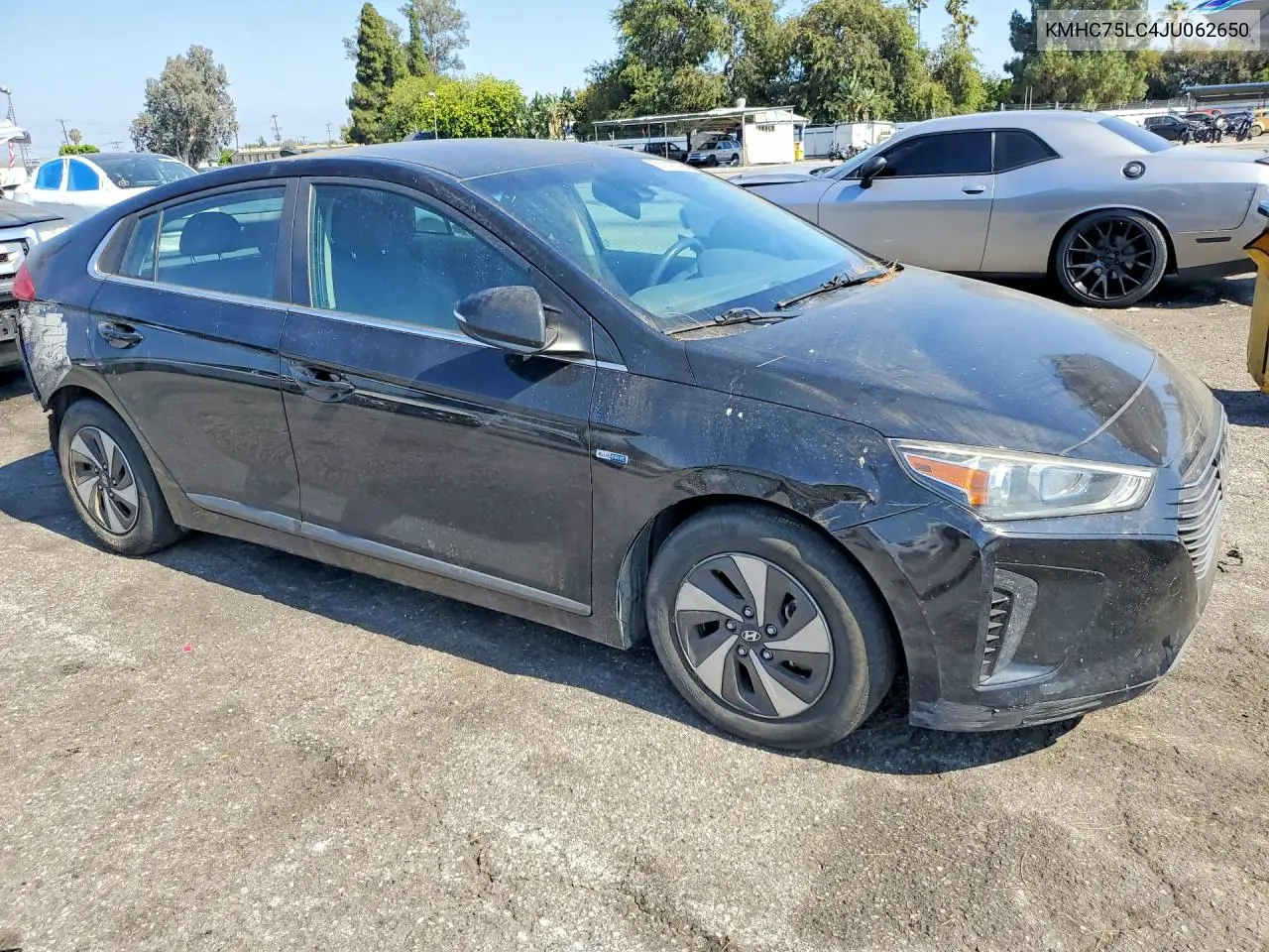 2018 Hyundai Ioniq Sel VIN: KMHC75LC4JU062650 Lot: 58140076