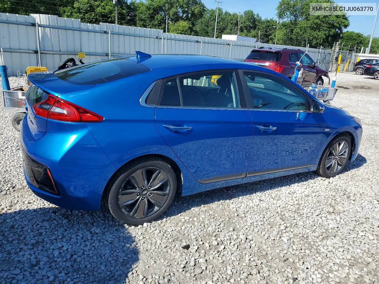 2018 Hyundai Ioniq Limited VIN: KMHC85LC1JU063770 Lot: 58209436