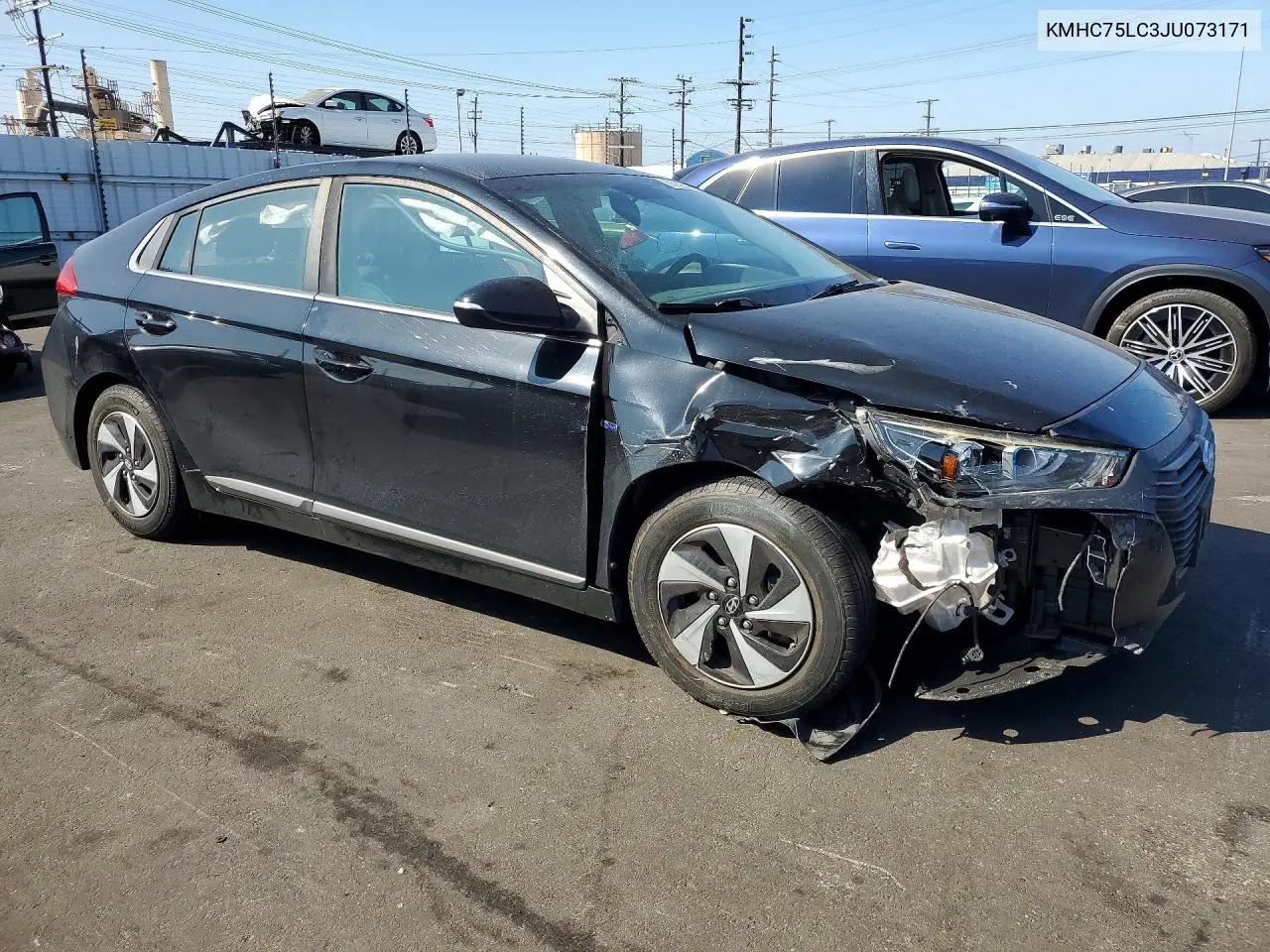 2018 Hyundai Ioniq Sel VIN: KMHC75LC3JU073171 Lot: 58655316