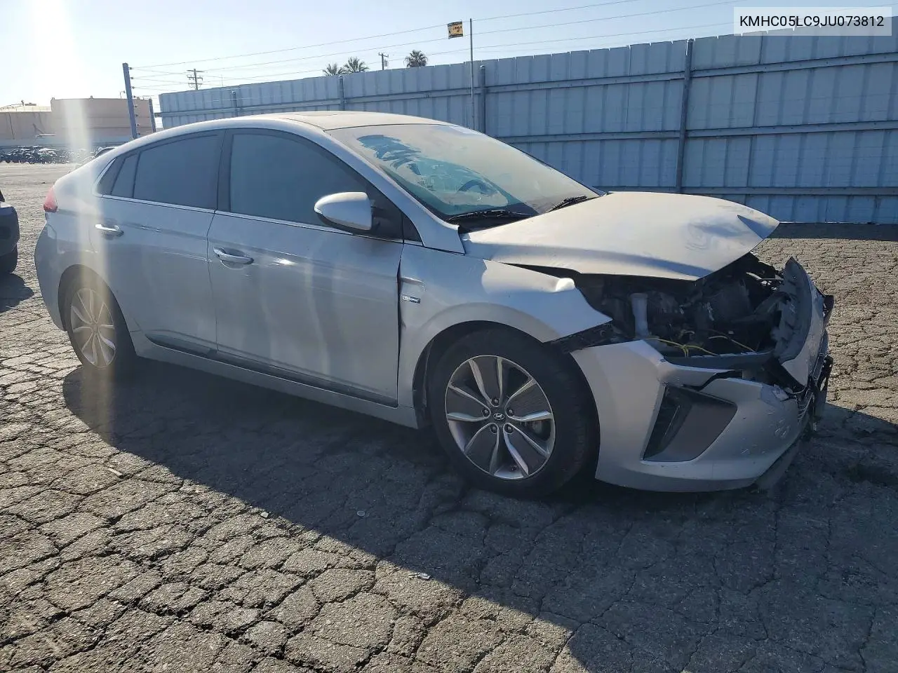 2018 Hyundai Ioniq Limited VIN: KMHC05LC9JU073812 Lot: 58979096