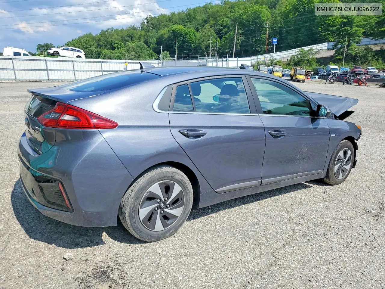 2018 Hyundai Ioniq Sel VIN: KMHC75LCXJU096222 Lot: 60183366