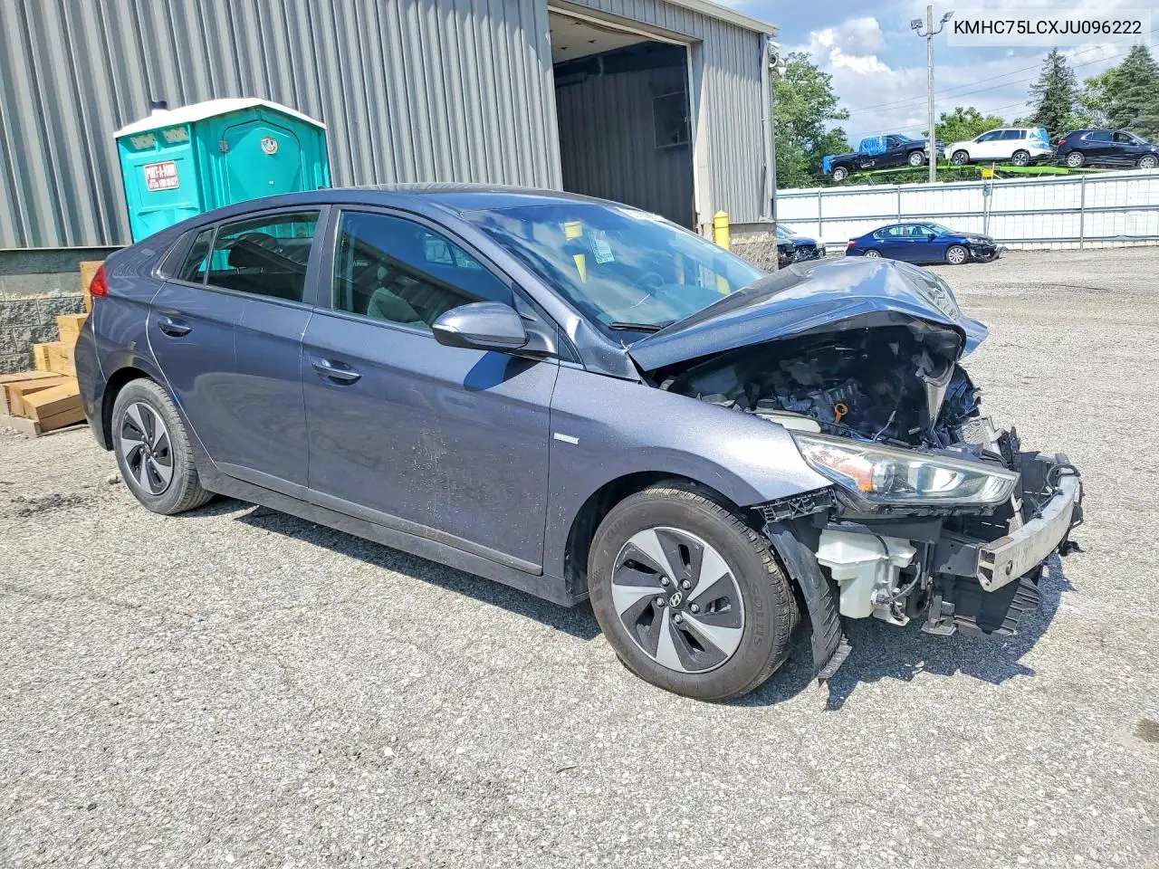 2018 Hyundai Ioniq Sel VIN: KMHC75LCXJU096222 Lot: 60183366