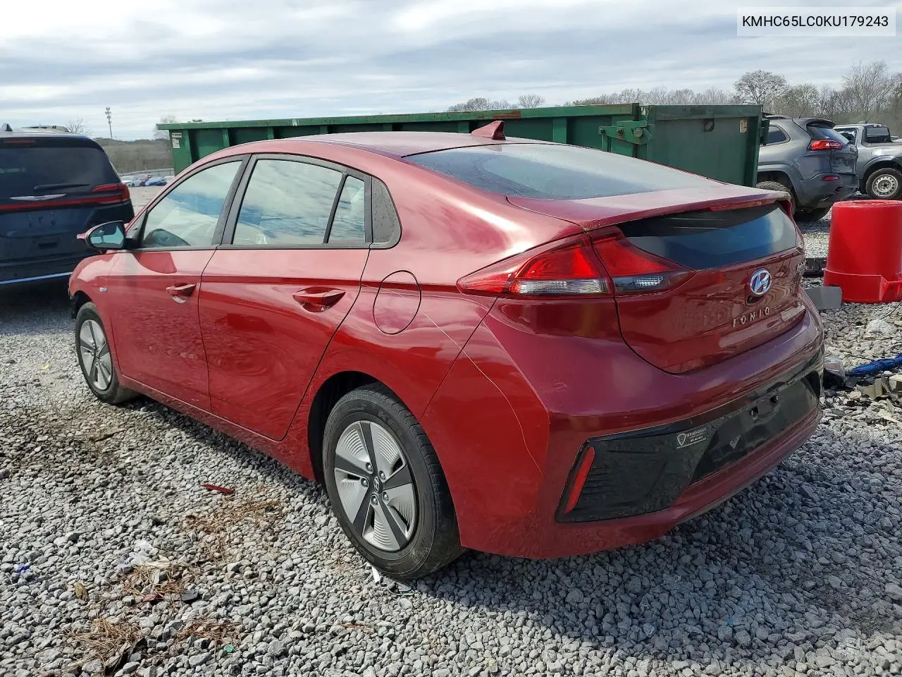 2019 Hyundai Ioniq Hybrid Blue VIN: KMHC65LC0KU179243 Lot: 46194686
