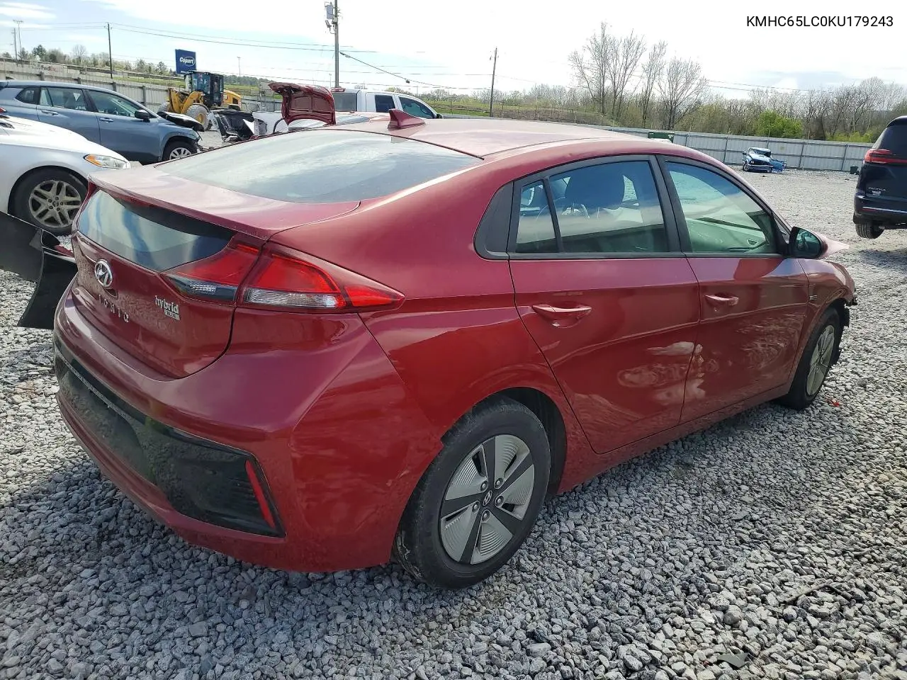 2019 Hyundai Ioniq Hybrid Blue VIN: KMHC65LC0KU179243 Lot: 46194686