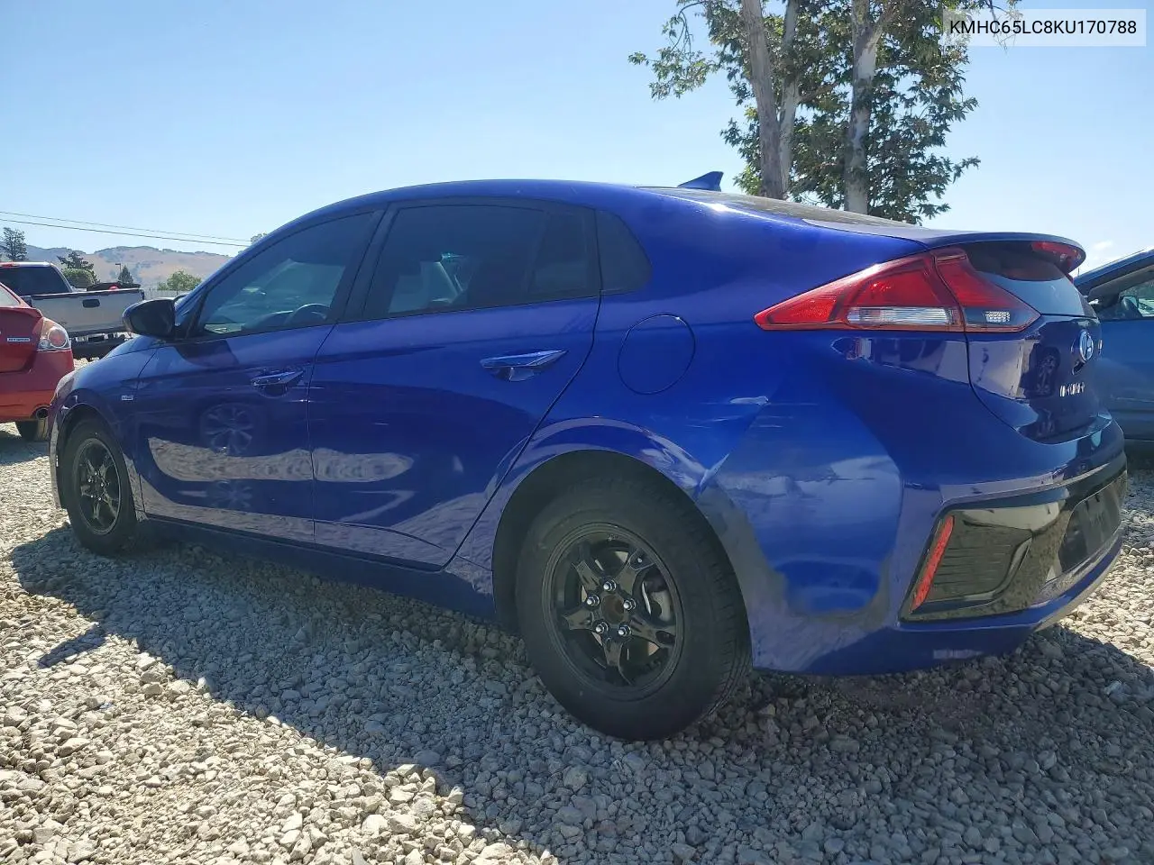 2019 Hyundai Ioniq Blue VIN: KMHC65LC8KU170788 Lot: 53607536