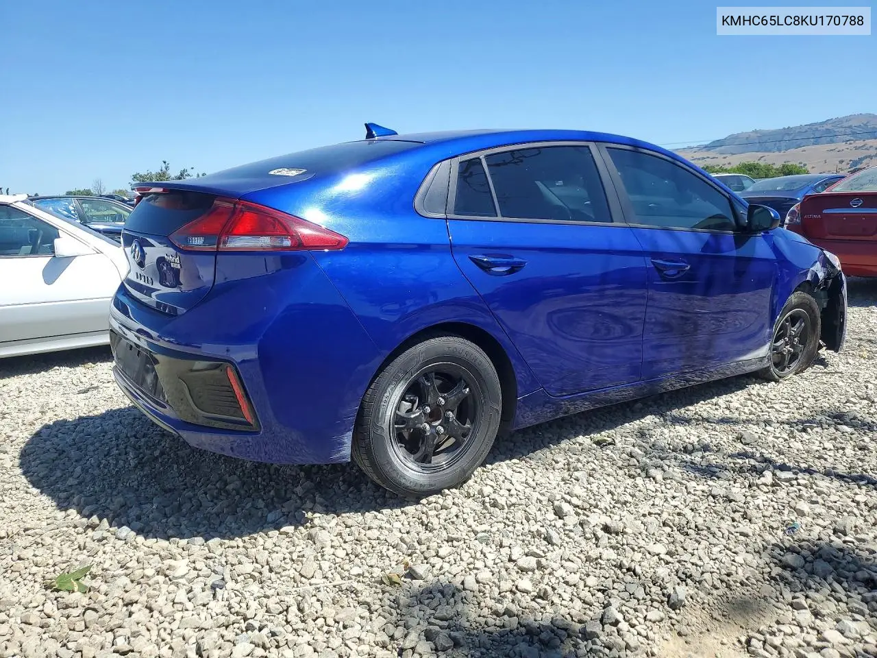 2019 Hyundai Ioniq Blue VIN: KMHC65LC8KU170788 Lot: 53607536