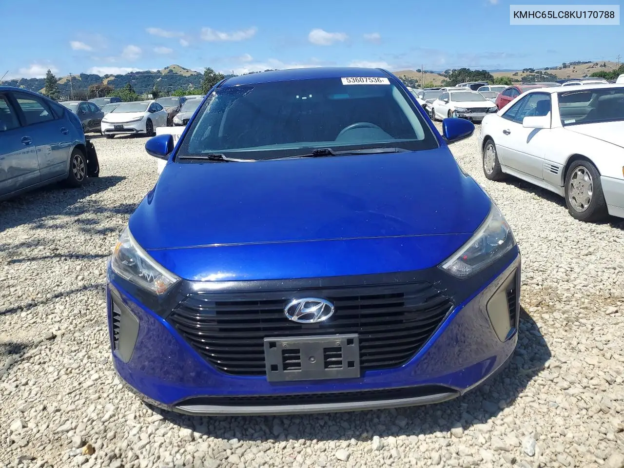 2019 Hyundai Ioniq Blue VIN: KMHC65LC8KU170788 Lot: 53607536