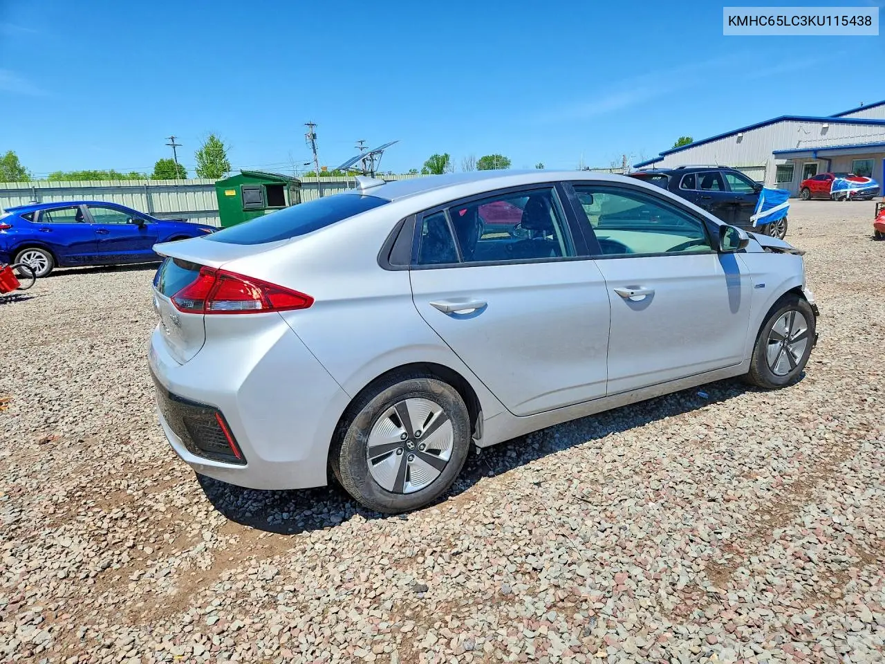 2019 Hyundai Ioniq Blue VIN: KMHC65LC3KU115438 Lot: 54305436