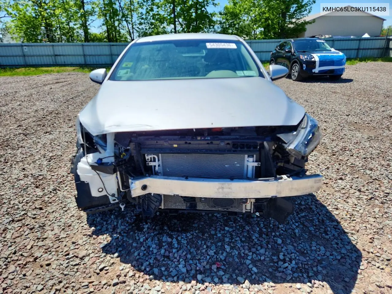 2019 Hyundai Ioniq Blue VIN: KMHC65LC3KU115438 Lot: 54305436