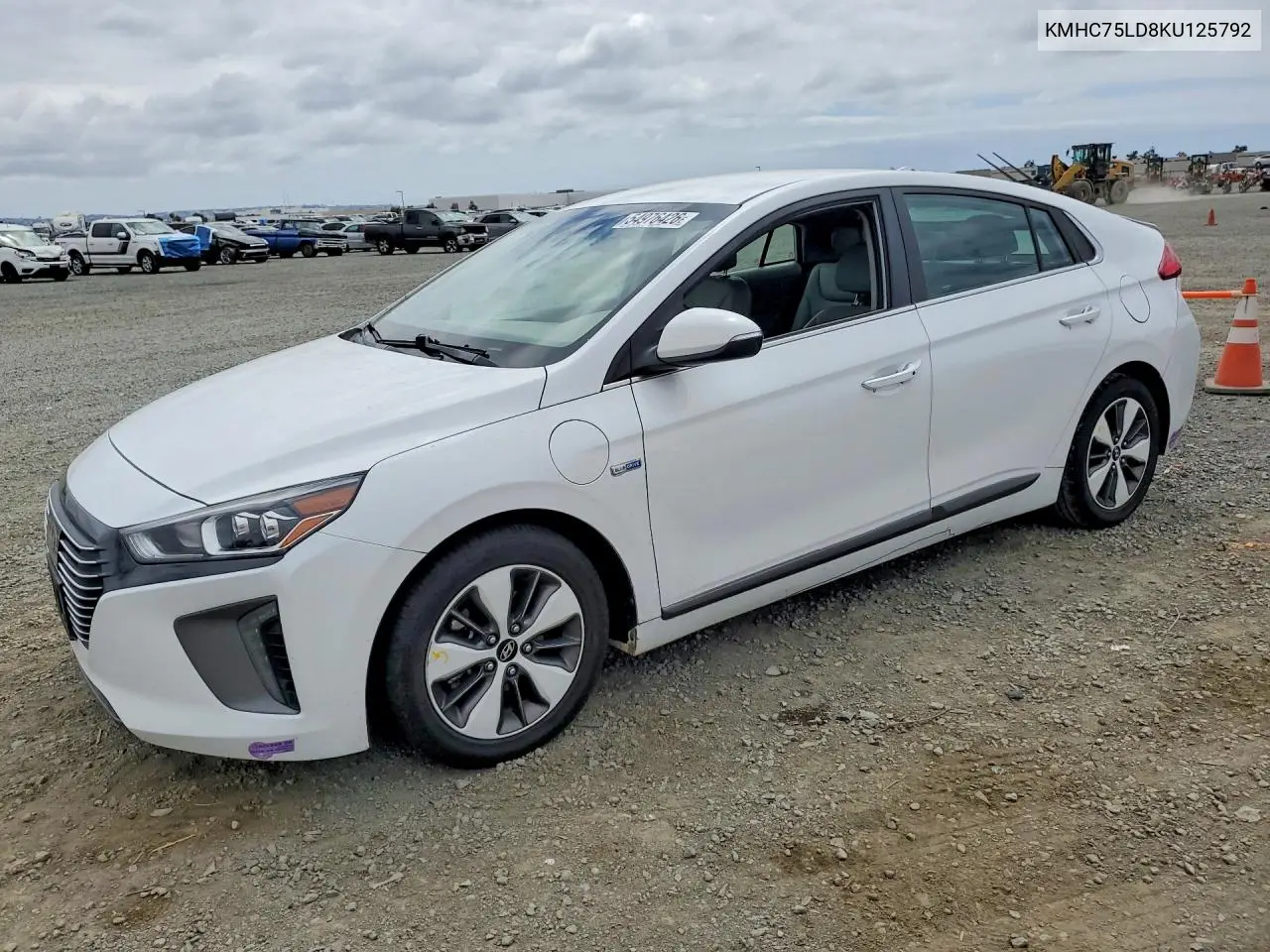 2019 Hyundai Ioniq Limited VIN: KMHC75LD8KU125792 Lot: 54976426