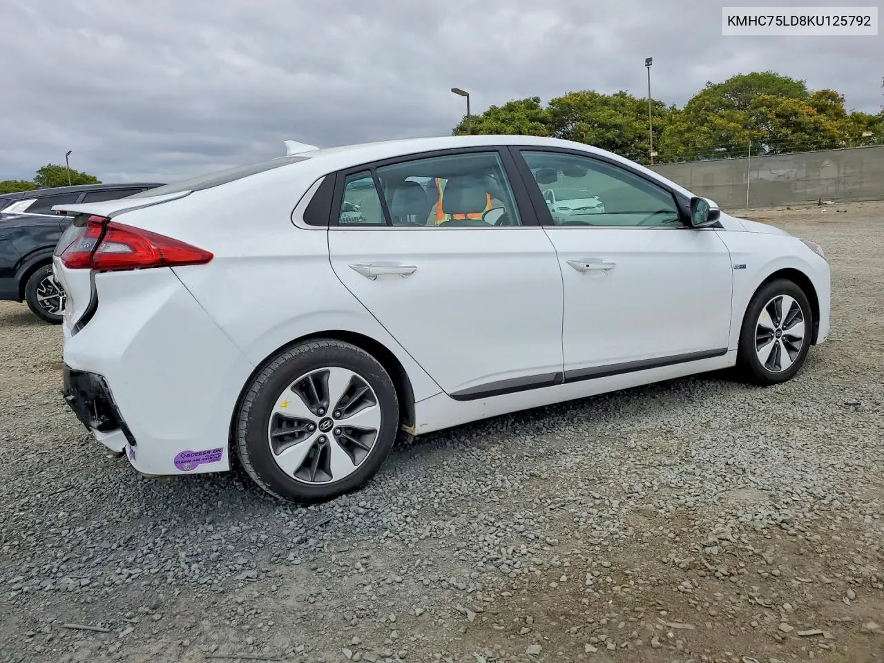 2019 Hyundai Ioniq Limited VIN: KMHC75LD8KU125792 Lot: 54976426