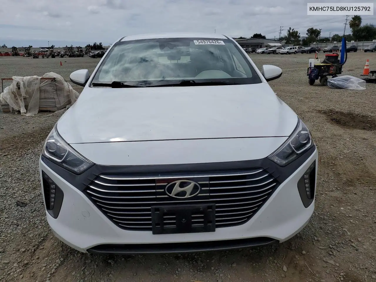 2019 Hyundai Ioniq Limited VIN: KMHC75LD8KU125792 Lot: 54976426