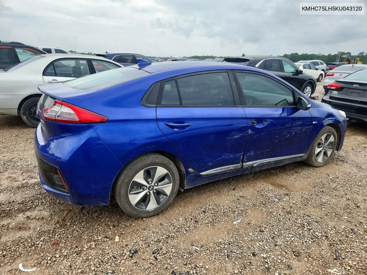 2019 Hyundai Ioniq Electric Base VIN: KMHC75LH5KU043120 Lot: 55129386
