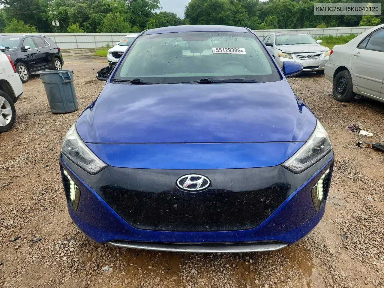 2019 Hyundai Ioniq Electric Base VIN: KMHC75LH5KU043120 Lot: 55129386
