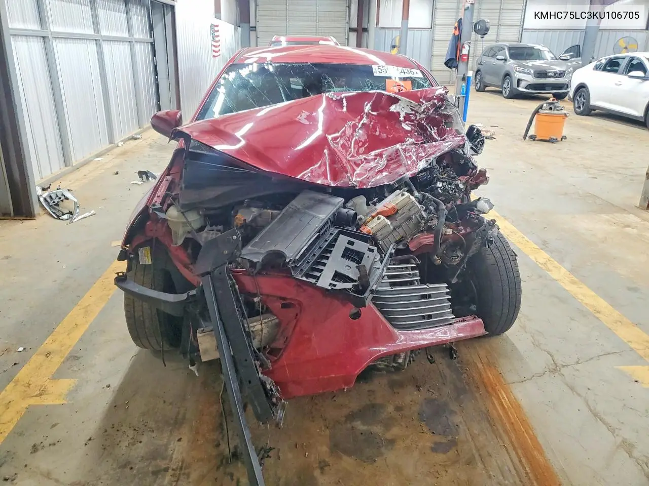 2019 Hyundai Ioniq Sel VIN: KMHC75LC3KU106705 Lot: 55934436