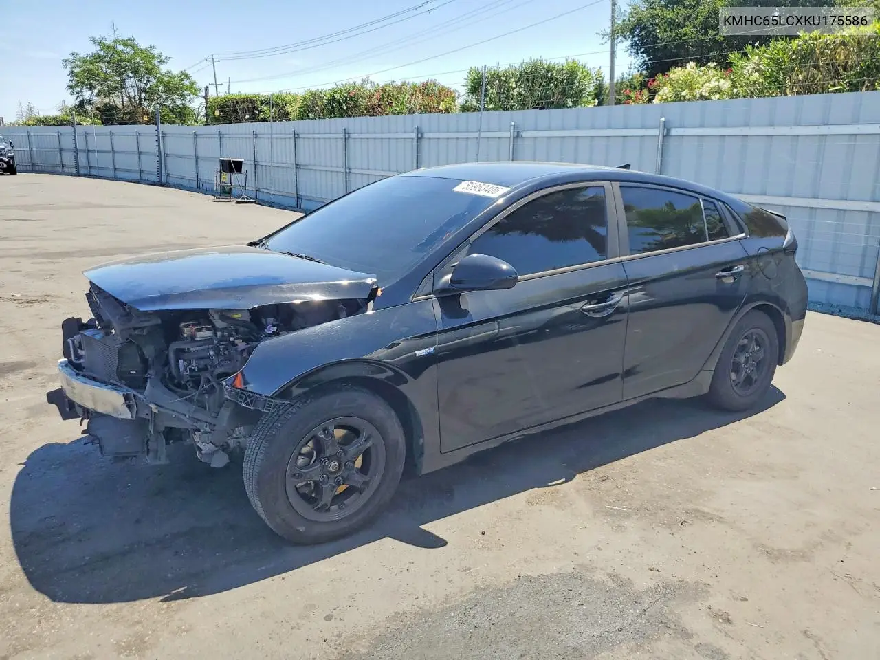 2019 Hyundai Ioniq Blue VIN: KMHC65LCXKU175586 Lot: 55953406