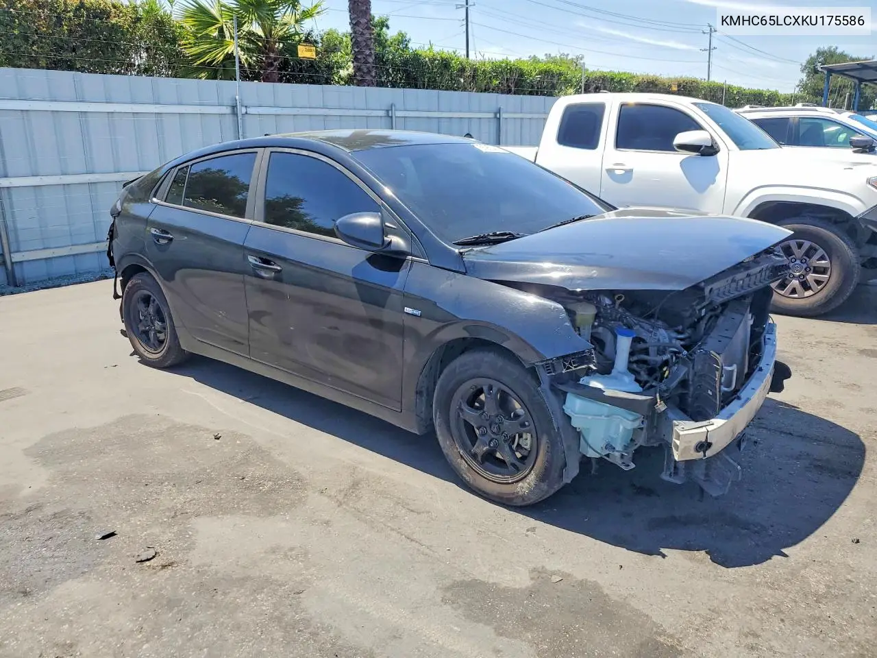 2019 Hyundai Ioniq Blue VIN: KMHC65LCXKU175586 Lot: 55953406