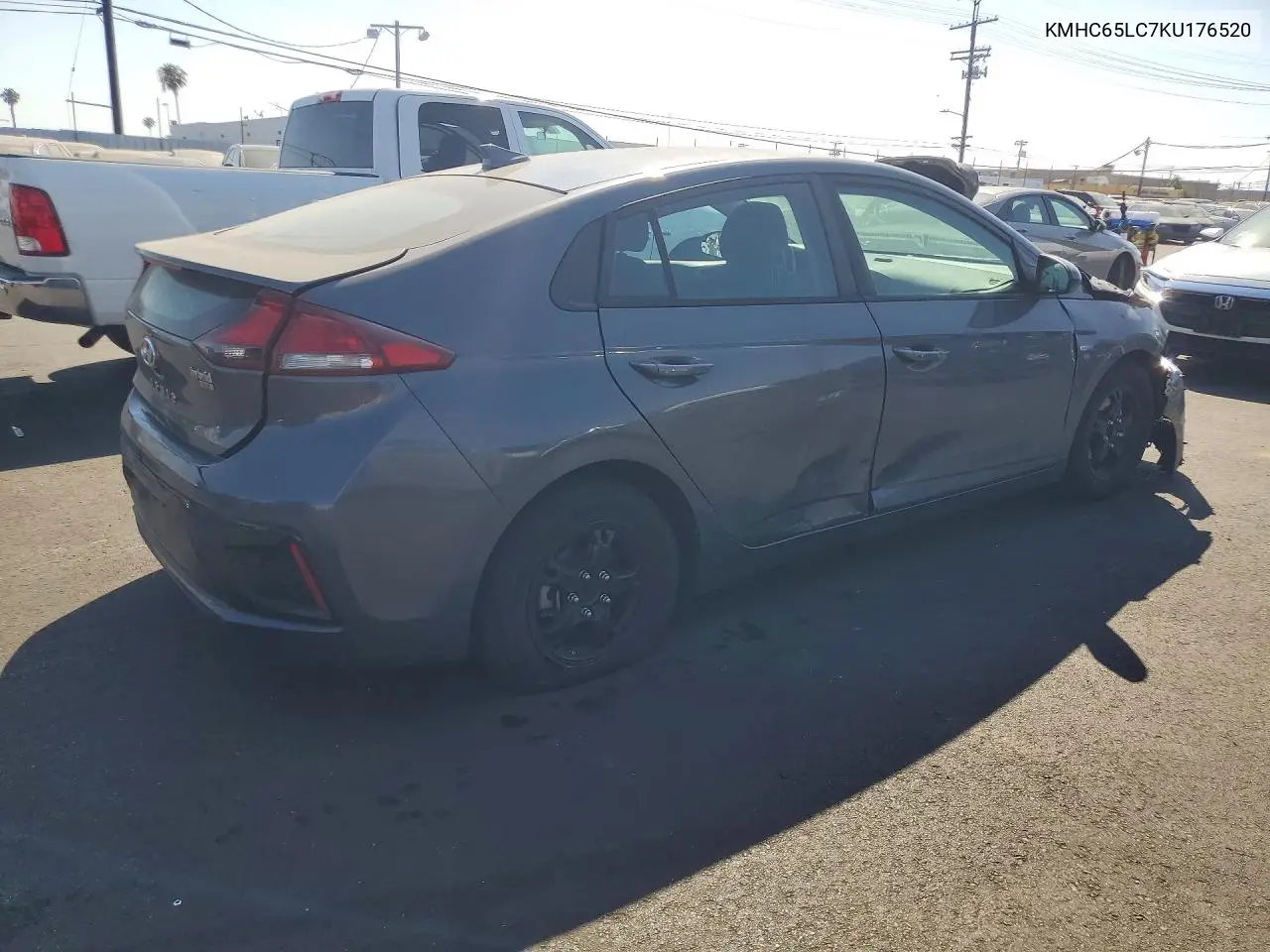 2019 Hyundai Ioniq Blue VIN: KMHC65LC7KU176520 Lot: 56160476