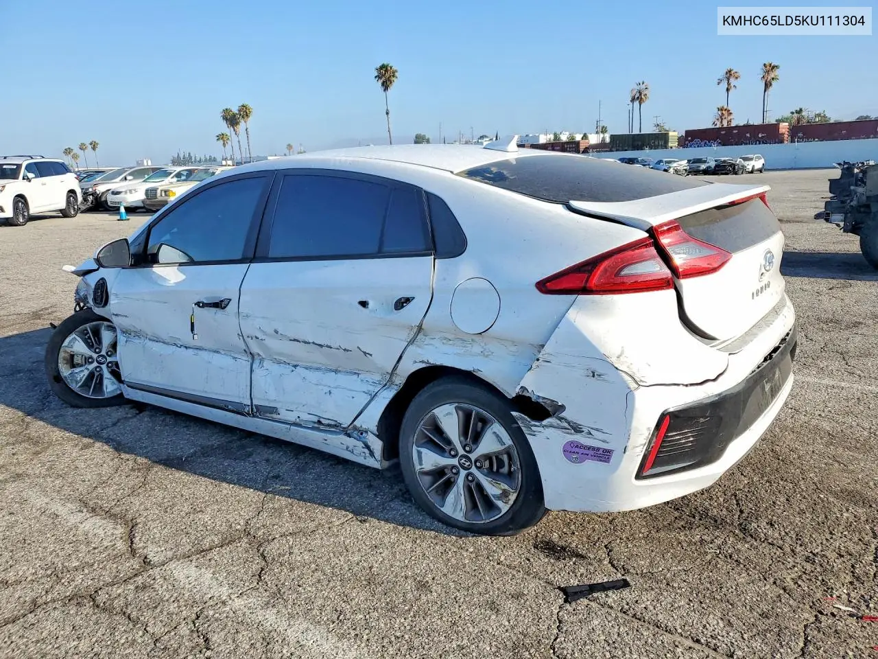 2019 Hyundai Ioniq Hybrid Blue VIN: KMHC65LD5KU111304 Lot: 57235836