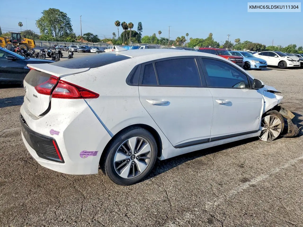 2019 Hyundai Ioniq Hybrid Blue VIN: KMHC65LD5KU111304 Lot: 57235836