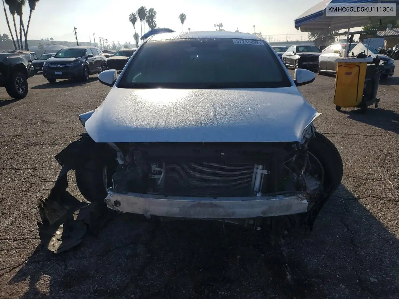 2019 Hyundai Ioniq Hybrid Blue VIN: KMHC65LD5KU111304 Lot: 57235836