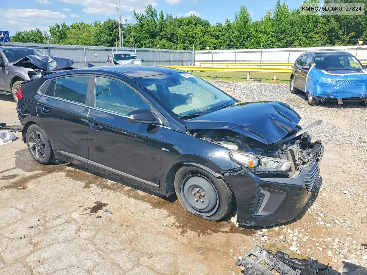 2019 Hyundai Ioniq Sel VIN: KMHC75LC6KU127824 Lot: 57726396