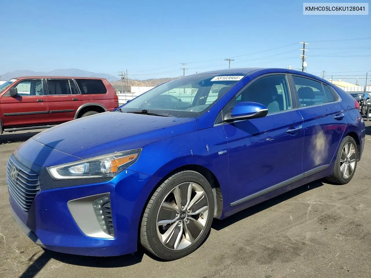 2019 Hyundai Ioniq Limited VIN: KMHC05LC6KU128041 Lot: 58103866