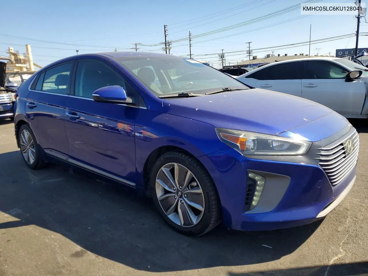 2019 Hyundai Ioniq Limited VIN: KMHC05LC6KU128041 Lot: 58103866