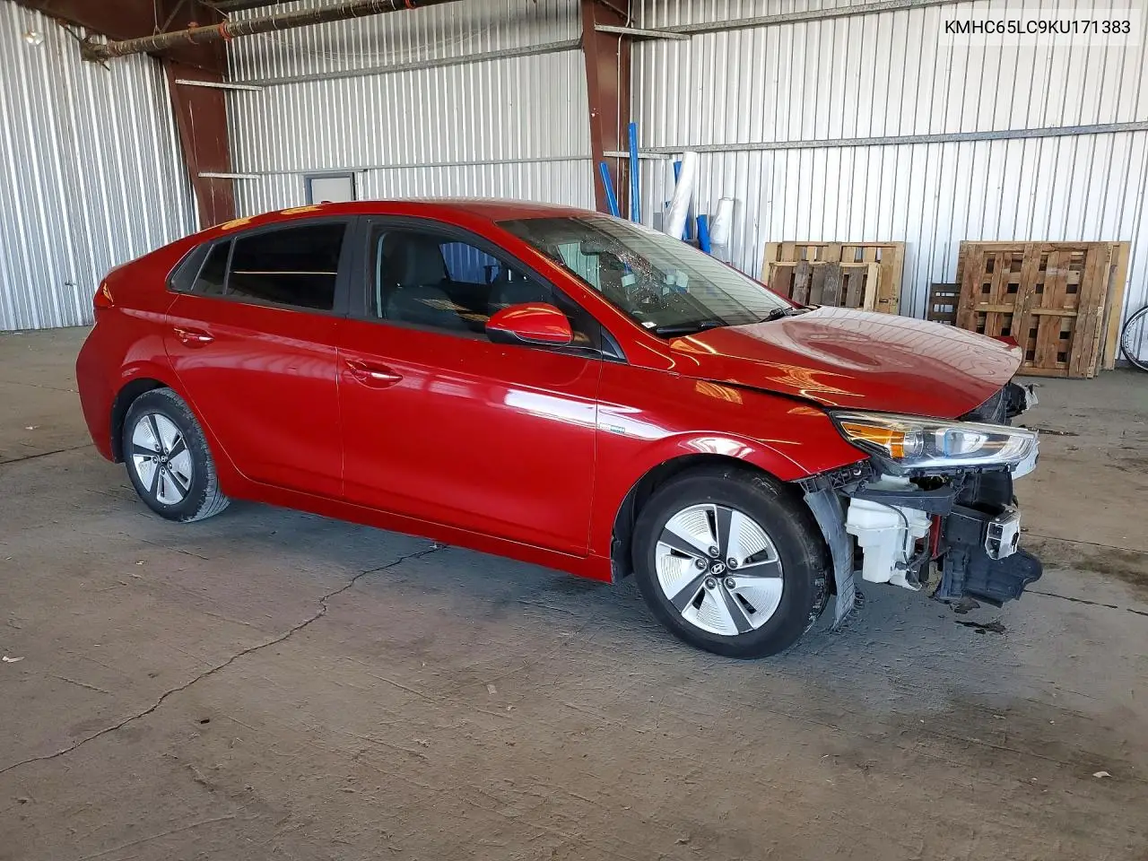 2019 Hyundai Ioniq Blue VIN: KMHC65LC9KU171383 Lot: 58255386